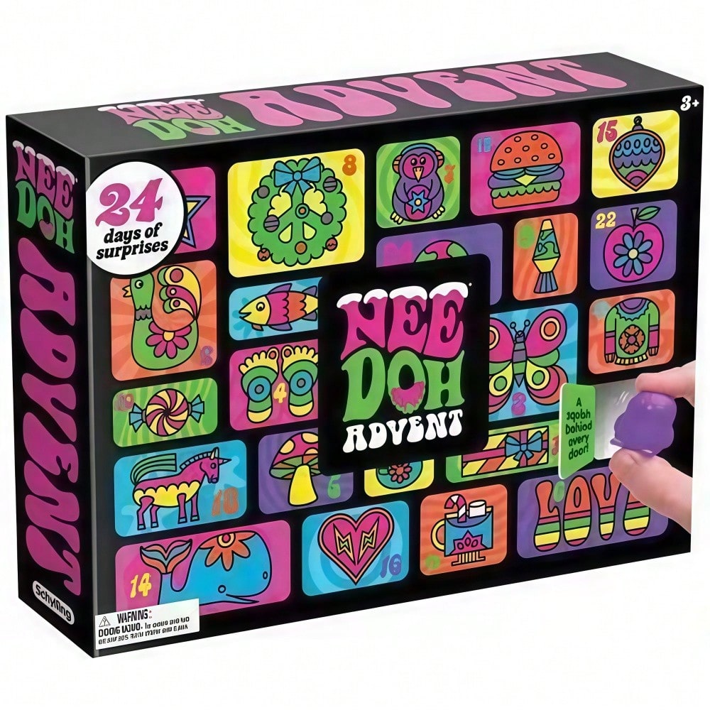 Advent Calendar Gift - 24-Day Advent Calendar Miniature Stress Ball