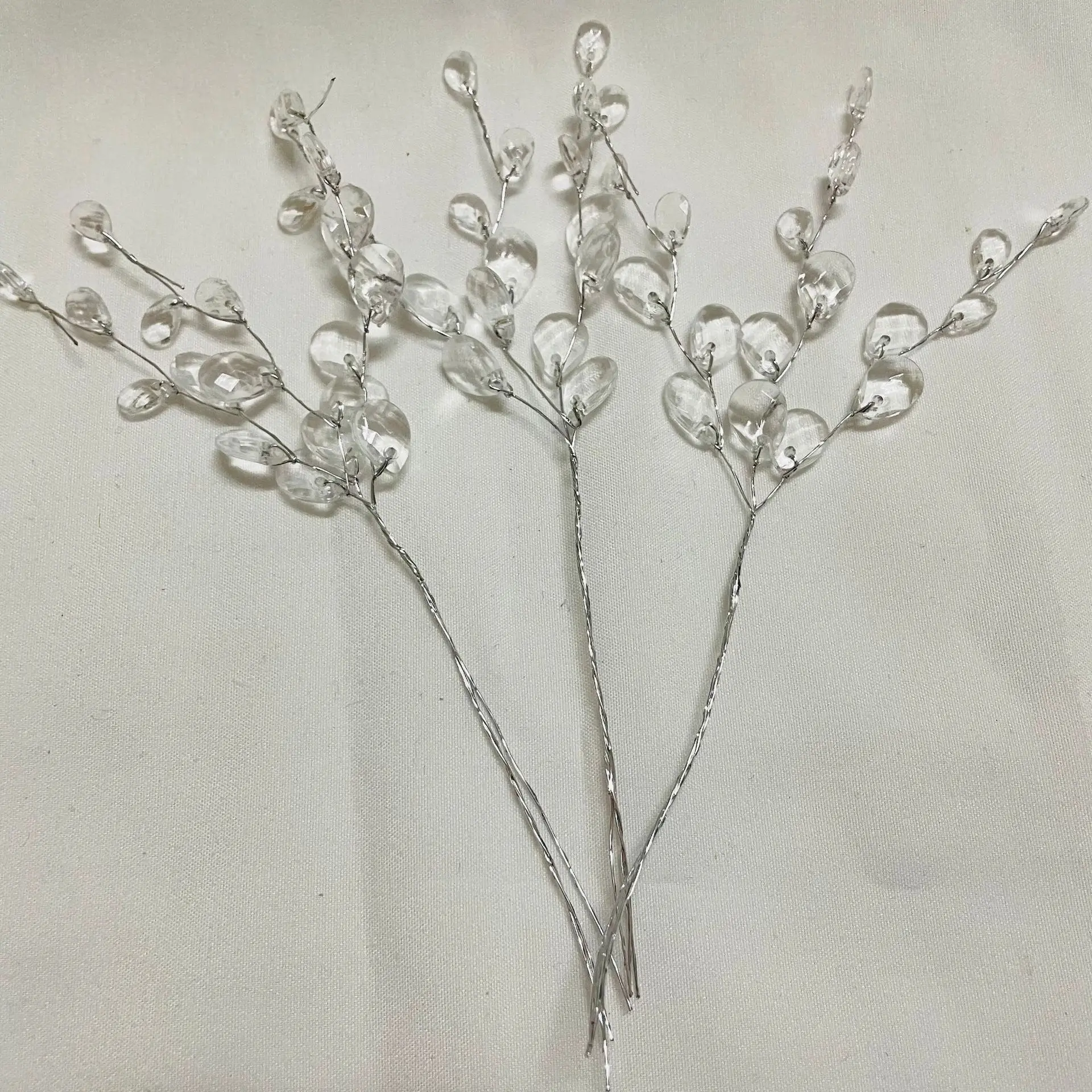 50Pcs 3-Forks Acrylic Strip Wa - Christmas Wreath Fake 评论和价格