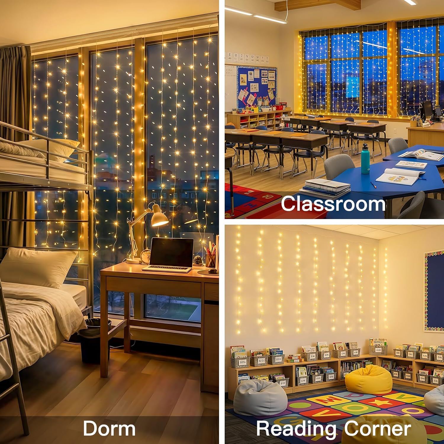Curtain Lights For Bedroom 200 - Led Fairy String Lights 评论和价格