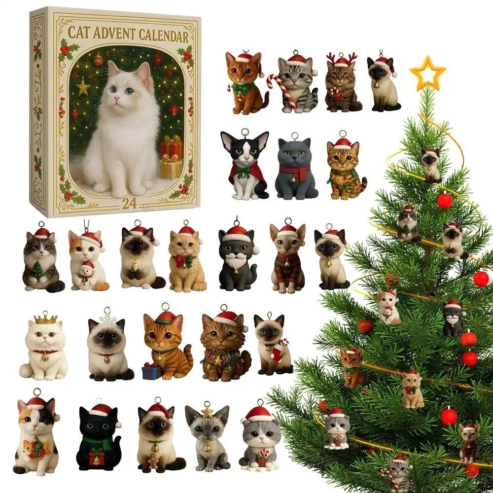 Cute Kitten Advent Calendar 24 - Advent Calendar Gift 评论和价格
