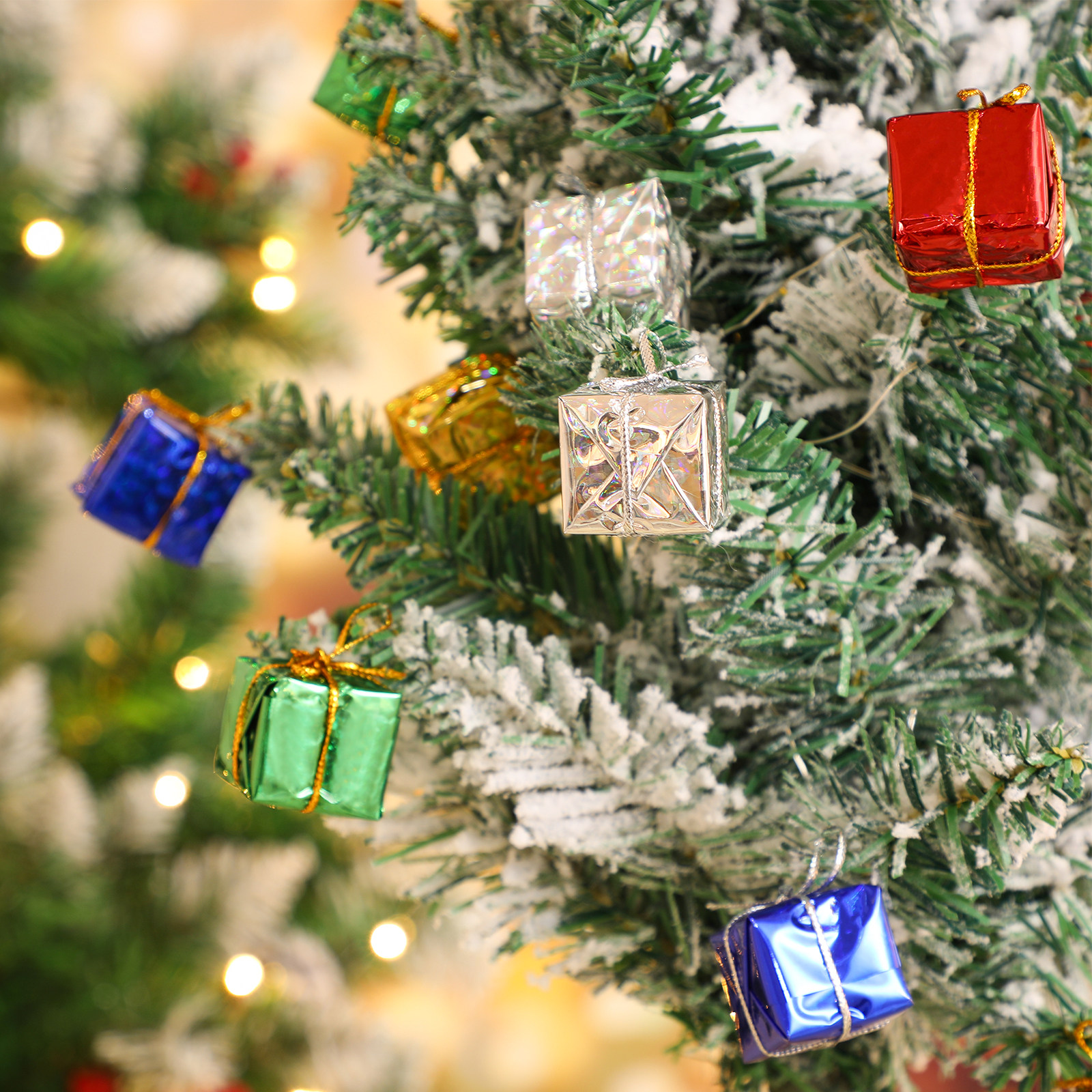 24Pcs Christmas Tree Hanging D - Gift Box Wrap Set 评论和价格