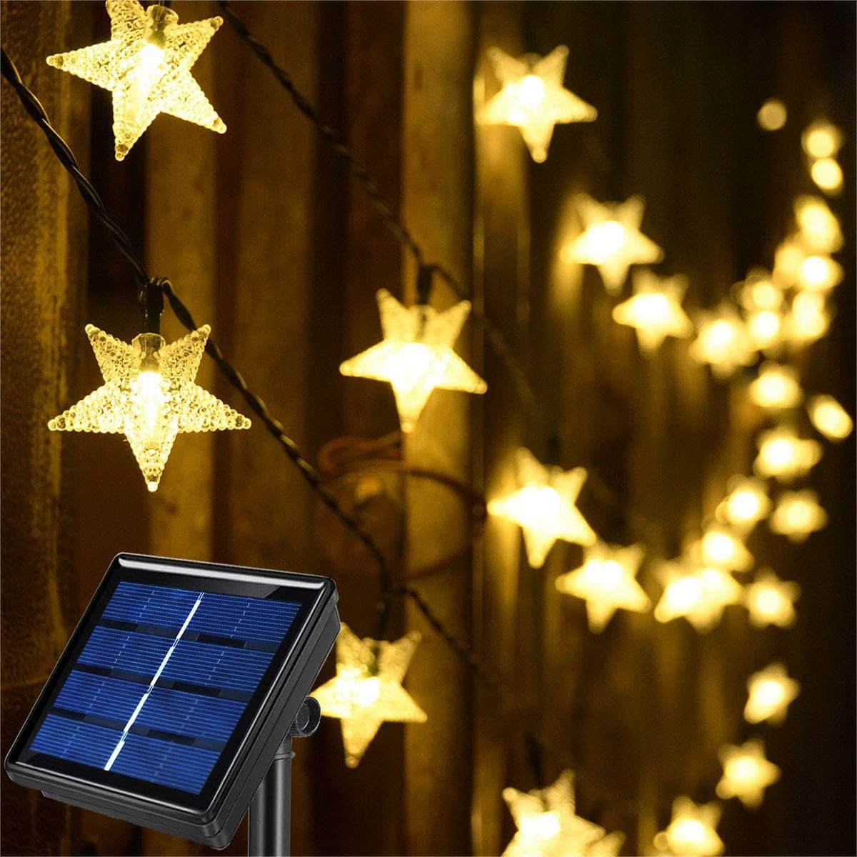50ft 120 LED Solar Star Fairy  - Led Fairy String Lights 评论和价格