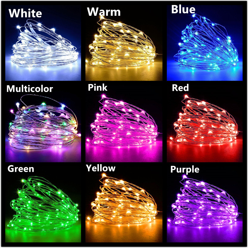 10M 5M 3M 2M Copper Wire LED T - Led Fairy String Lights 评论和价格