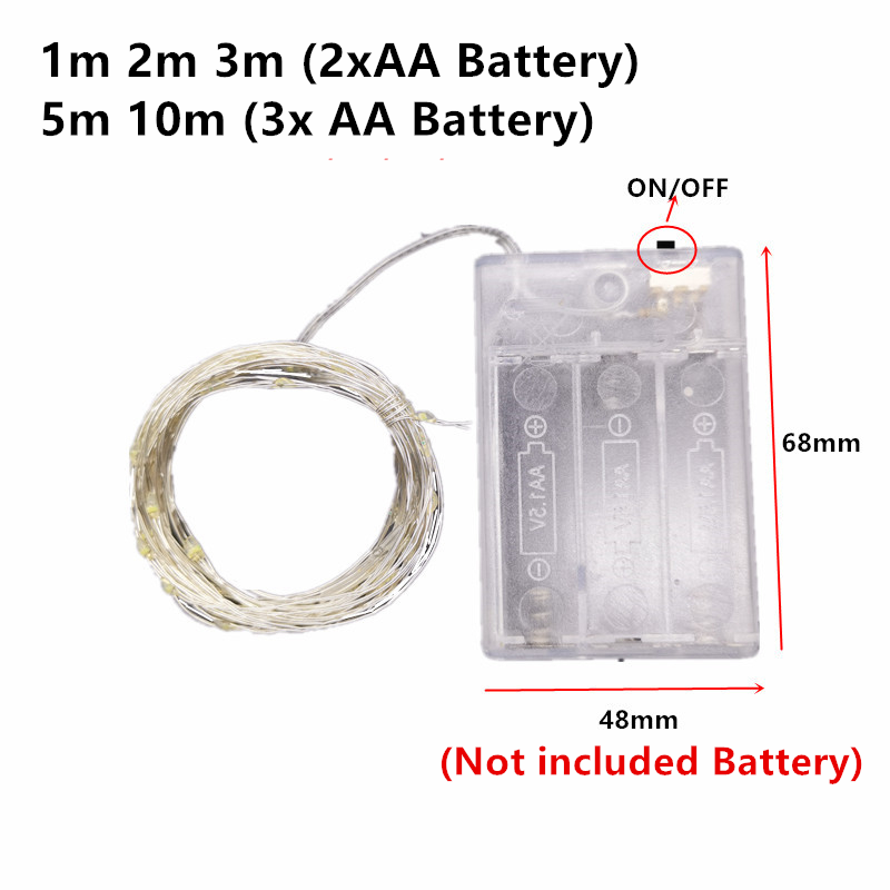10M 5M 3M 2M Copper Wire LED T - Led Fairy String Lights 评论和价格