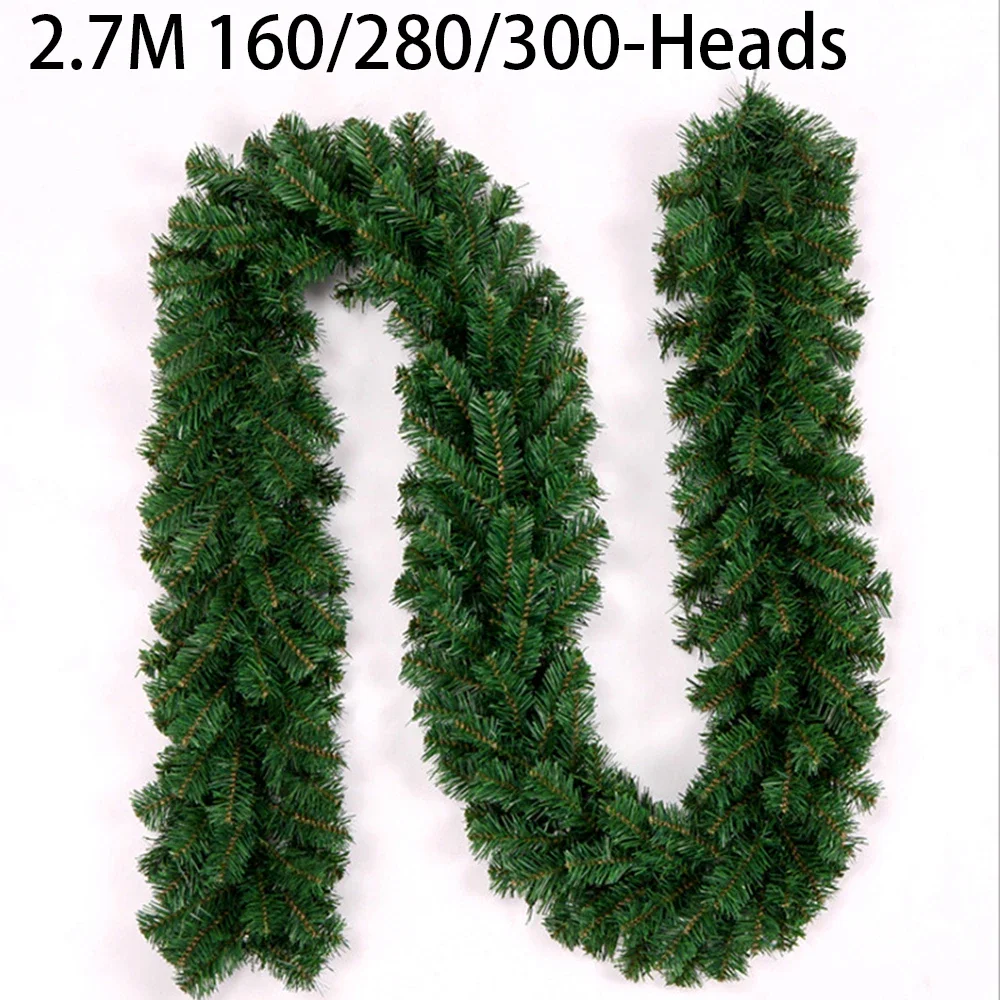2.7M Artificial Green Christma - Christmas Wreath Fake 评论和价格