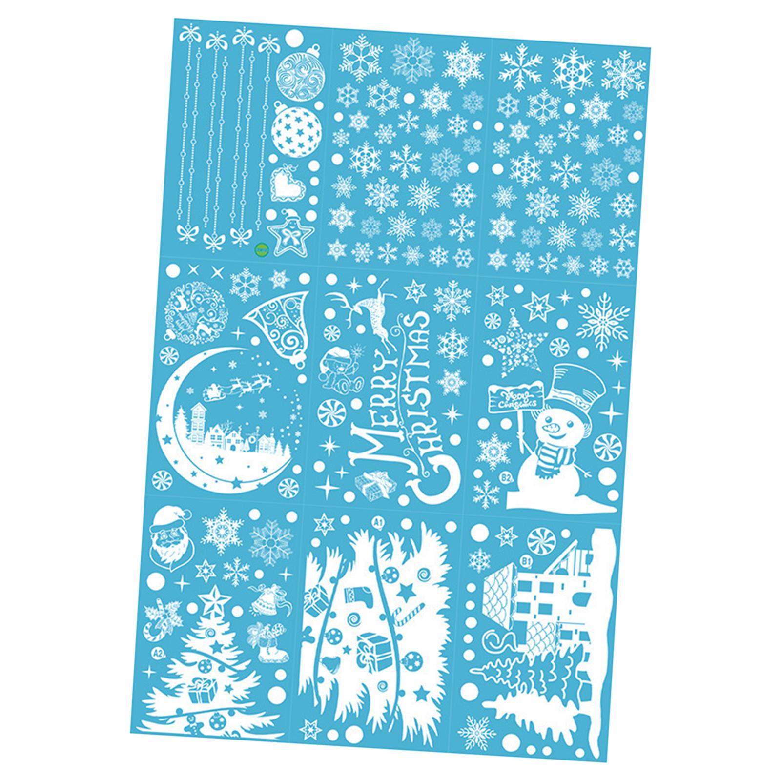 Christmas Decoration Window St - Snowflake Window Decal 评论和价格