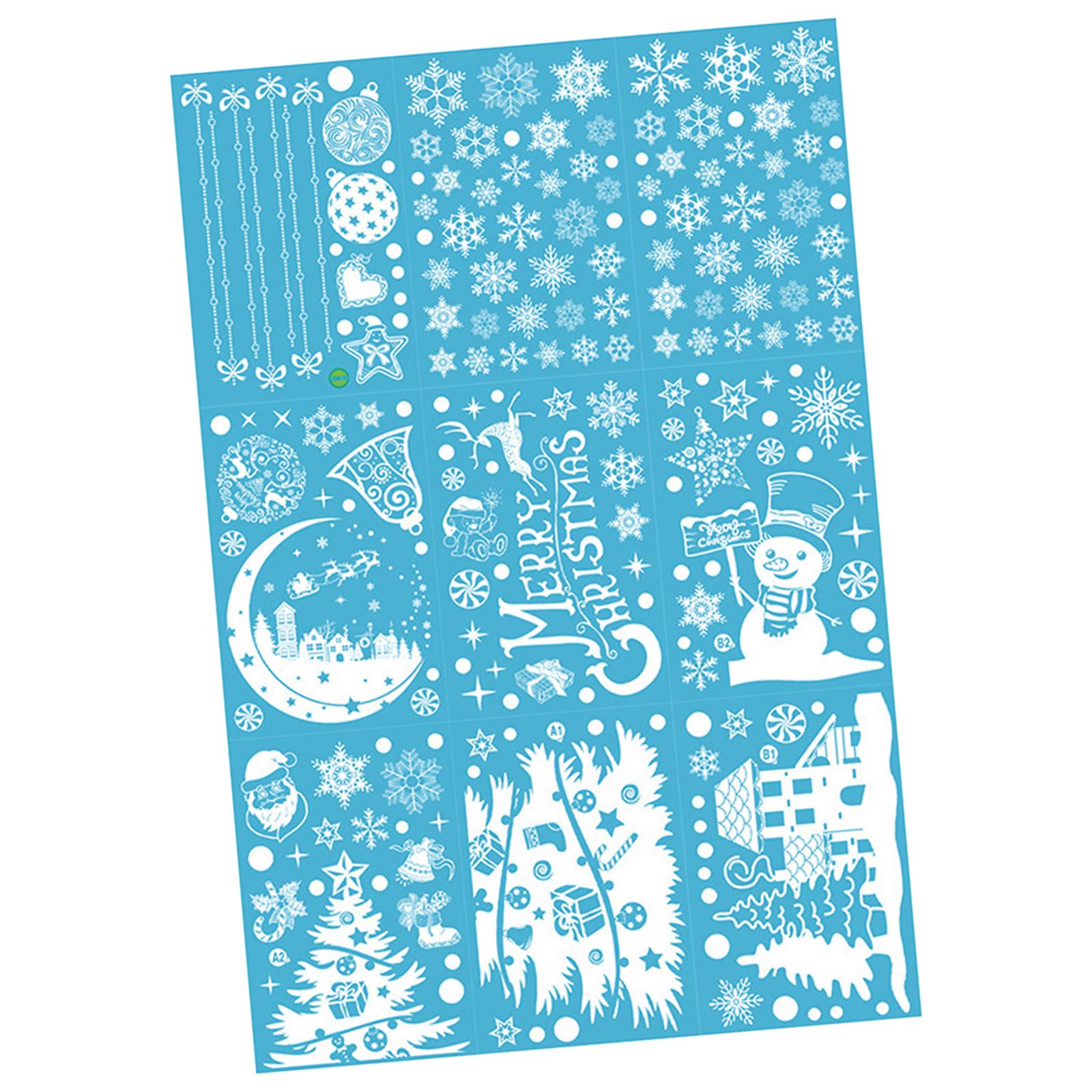 Christmas Decoration Window St - Snowflake Window Decal 评论和价格