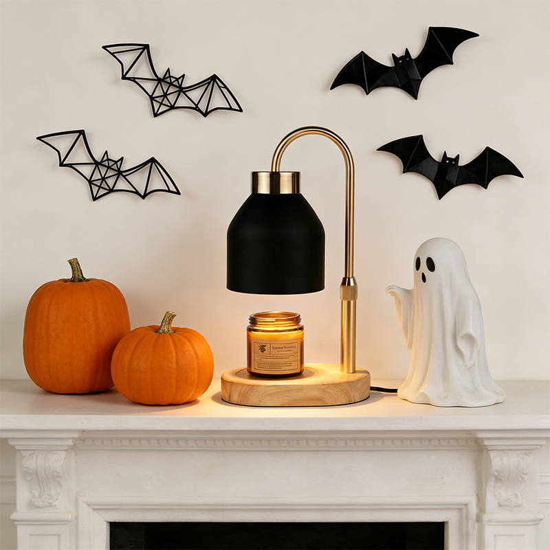 Black Candle Warmer Lamp with  - Holiday Candle Set 评论和价格