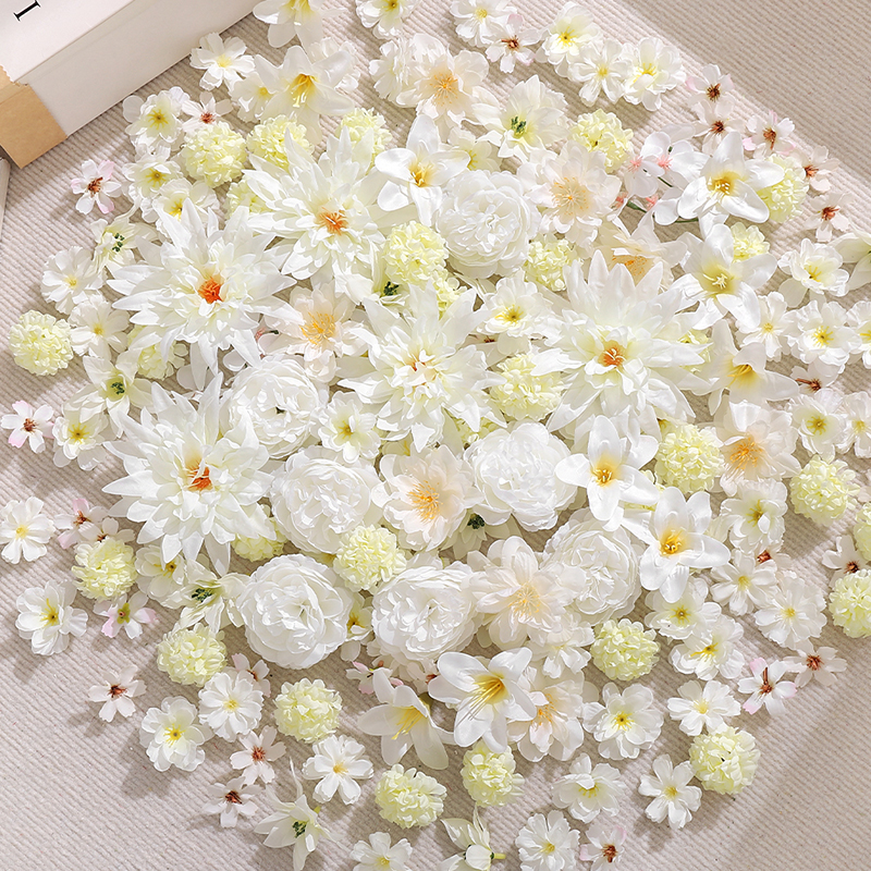 20Pcs Mix White Artificial Flo - Christmas Wreath Fake 评论和价格