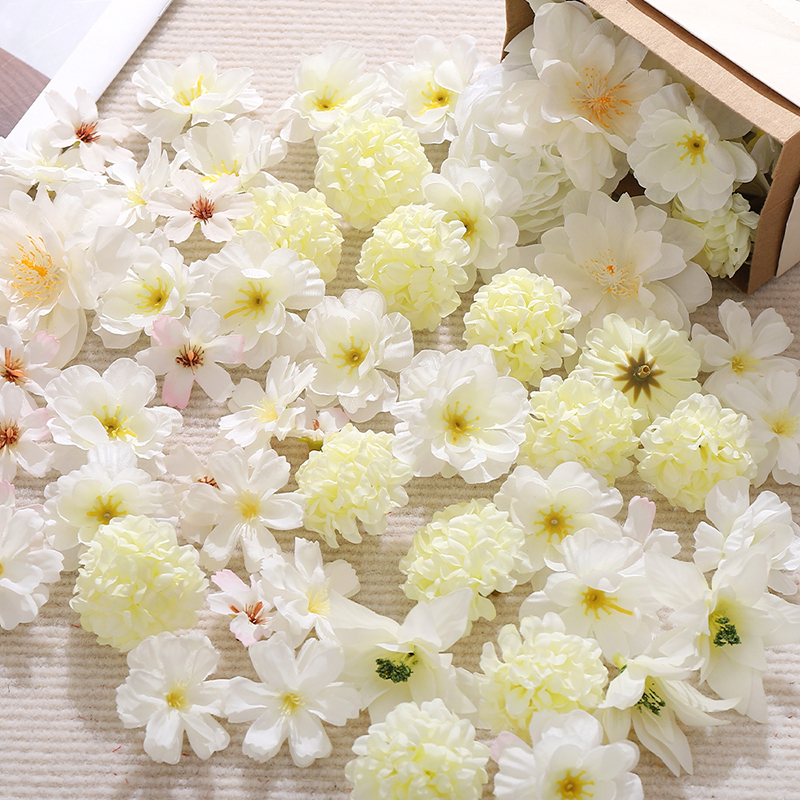 20Pcs Mix White Artificial Flo - Christmas Wreath Fake 评论和价格