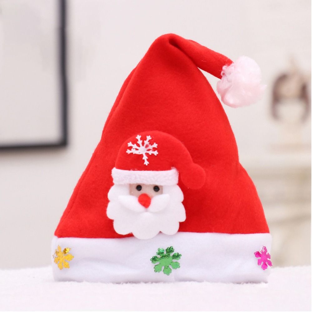 New Year Elk Santa Claus Cap N - Santa Hat Plush 评论和价格