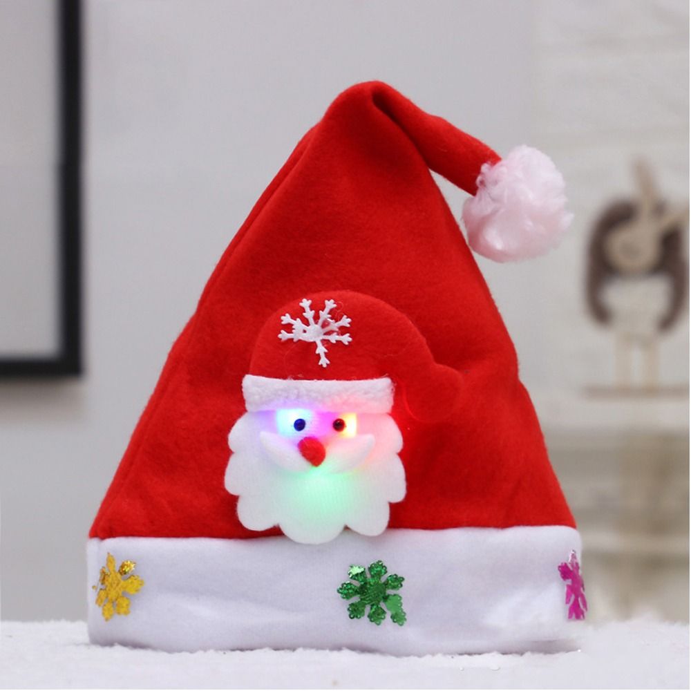 New Year Elk Santa Claus Cap N - Santa Hat Plush 评论和价格