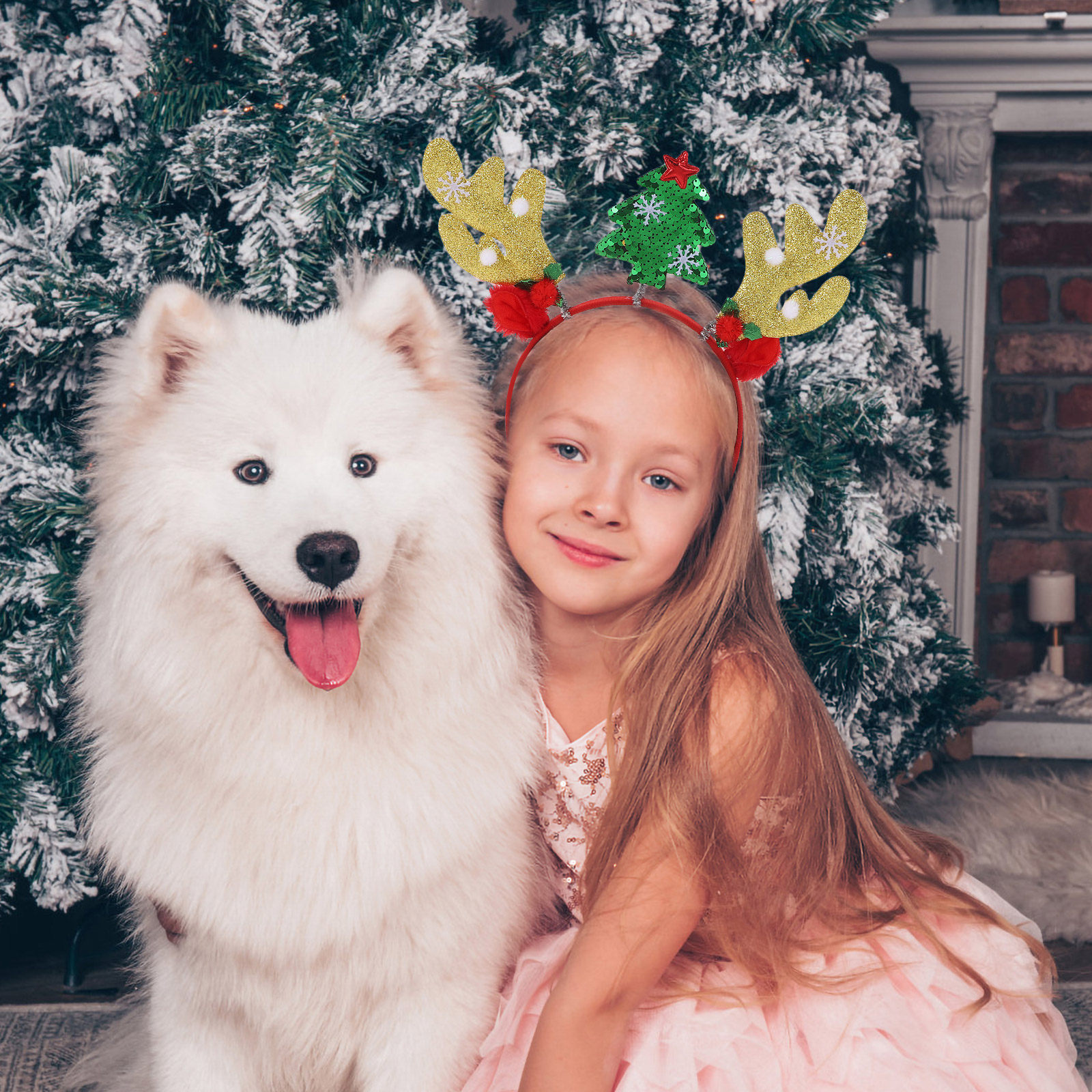 2Pcs Christmas Reindeer Antler - Reindeer Antlers Headband 评论和价格