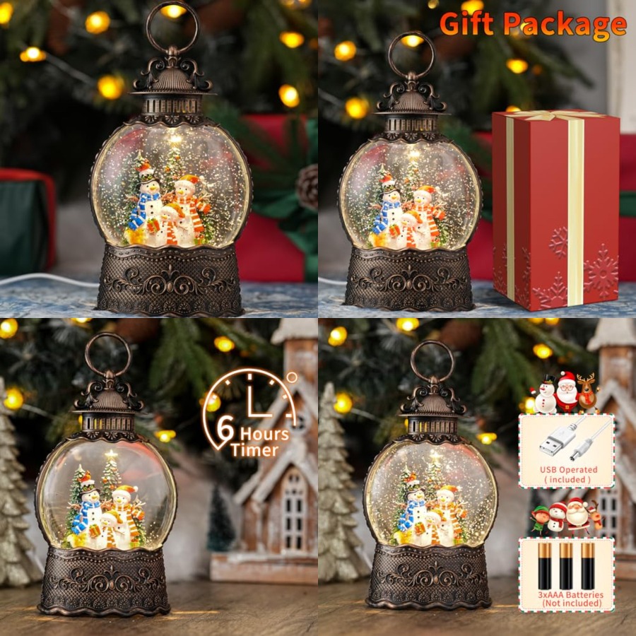 Snow Globe with, Light Up Chri - Snow Globe Musical 评论和价格
