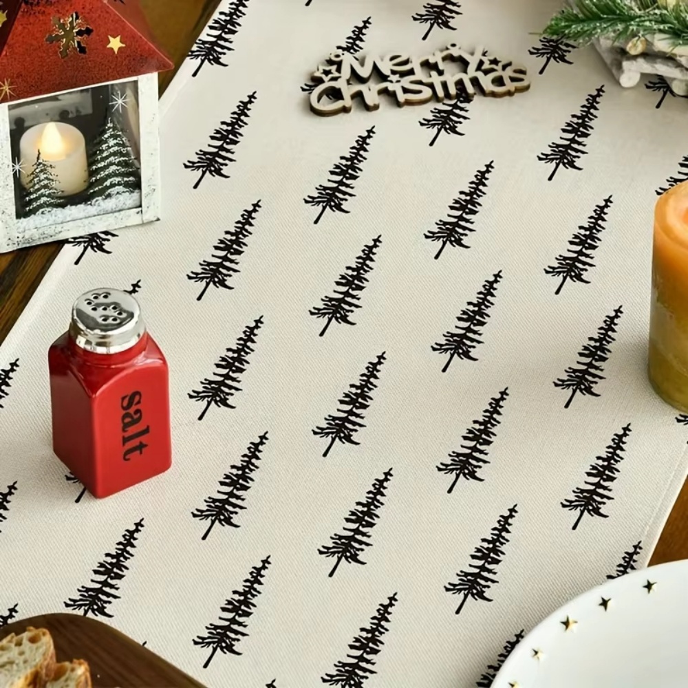 Minimalist Christmas Tree Tabl - Christmas Table Runner 评论和价格