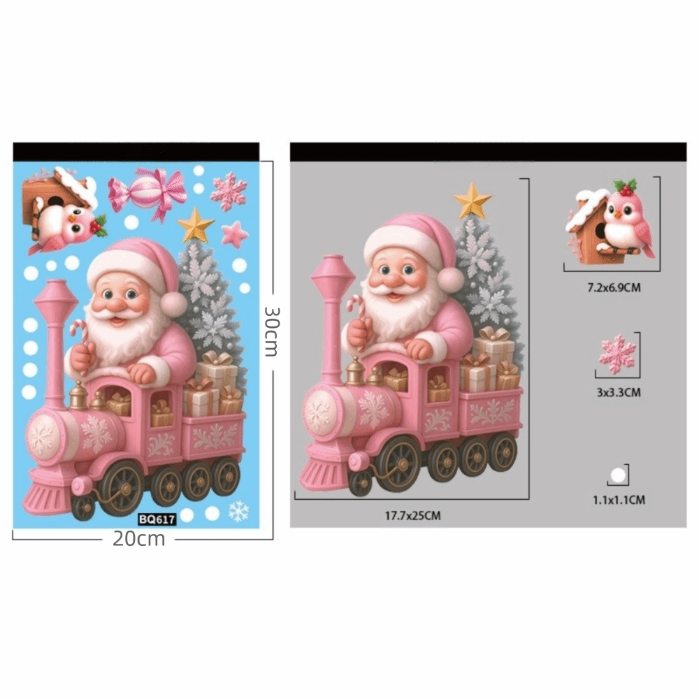 Cartoon PVC Window Stickers Sn - Snowflake Window Decal 评论和价格