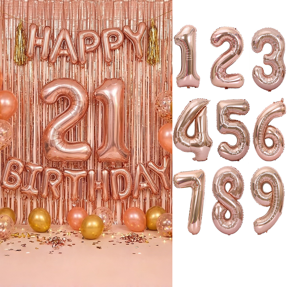 Happy Birthday 32Inch Number F - Tinsel Garland Decoration 评论和价格