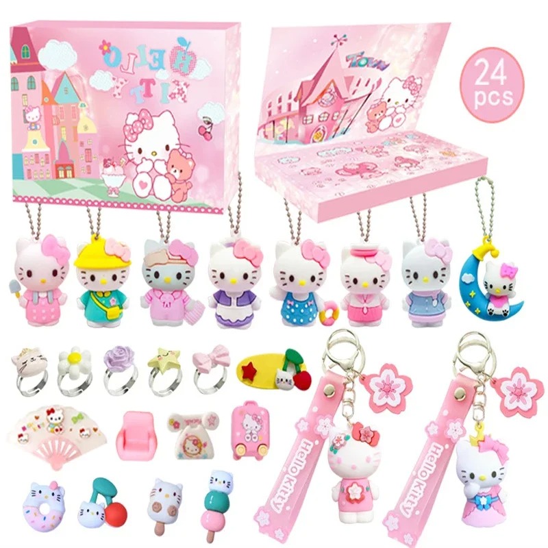 24pcs Cartoon Sanrios Anime He - Advent Calendar Gift 评论和价格