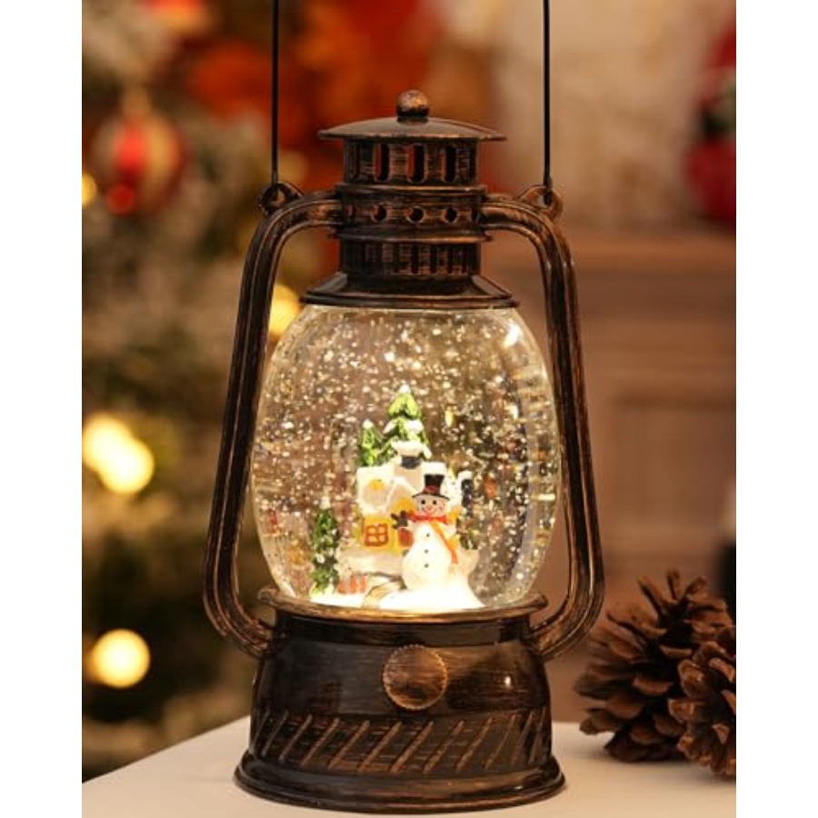 Christmas Decorations Snow Glo - Snow Globe Musical 评论和价格