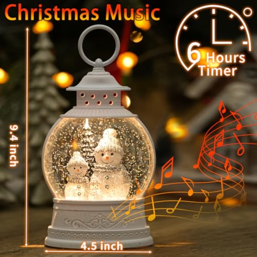 Christmas Snow Globe Lantern M - Snow Globe Musical 评论和价格
