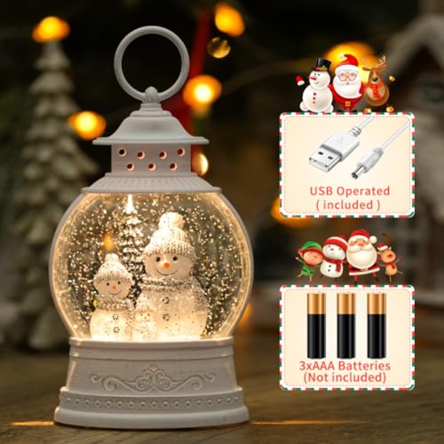 Christmas Snow Globe Lantern M - Snow Globe Musical 评论和价格
