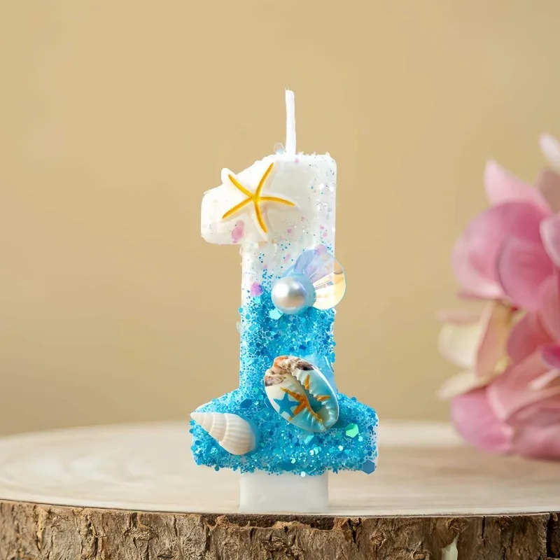 Shell-shaped Starfish Digital  - Holiday Candle Set 评论和价格