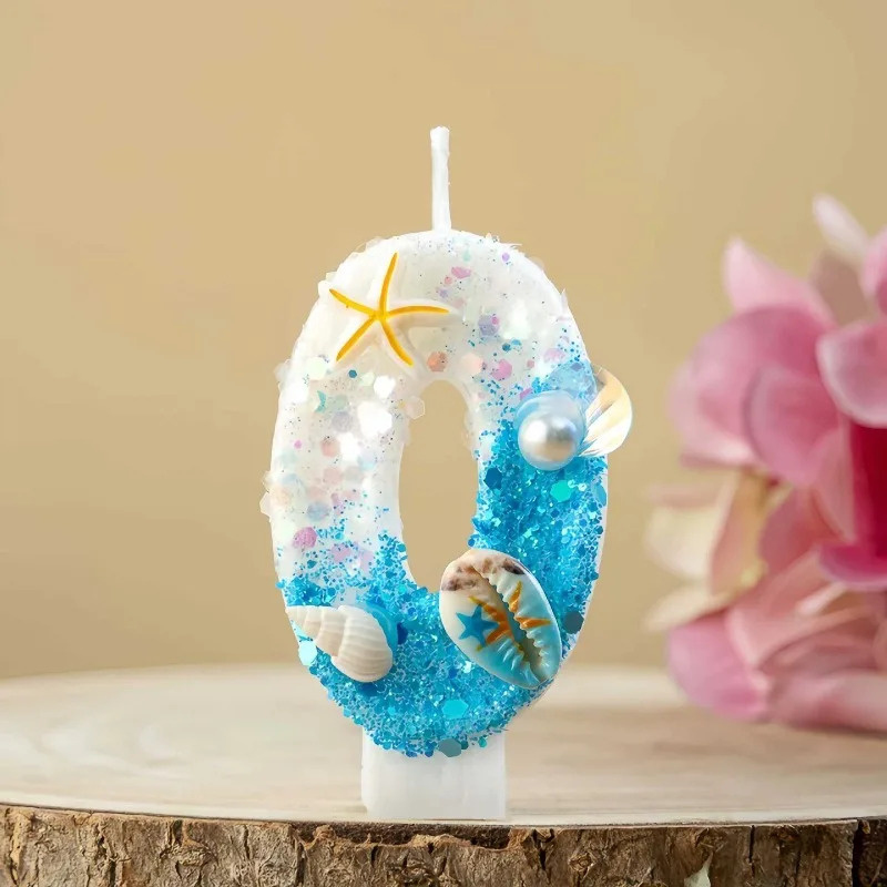 Shell-shaped Starfish Digital  - Holiday Candle Set 评论和价格
