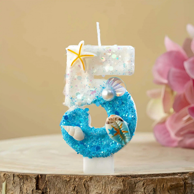 Shell-shaped Starfish Digital  - Holiday Candle Set 评论和价格