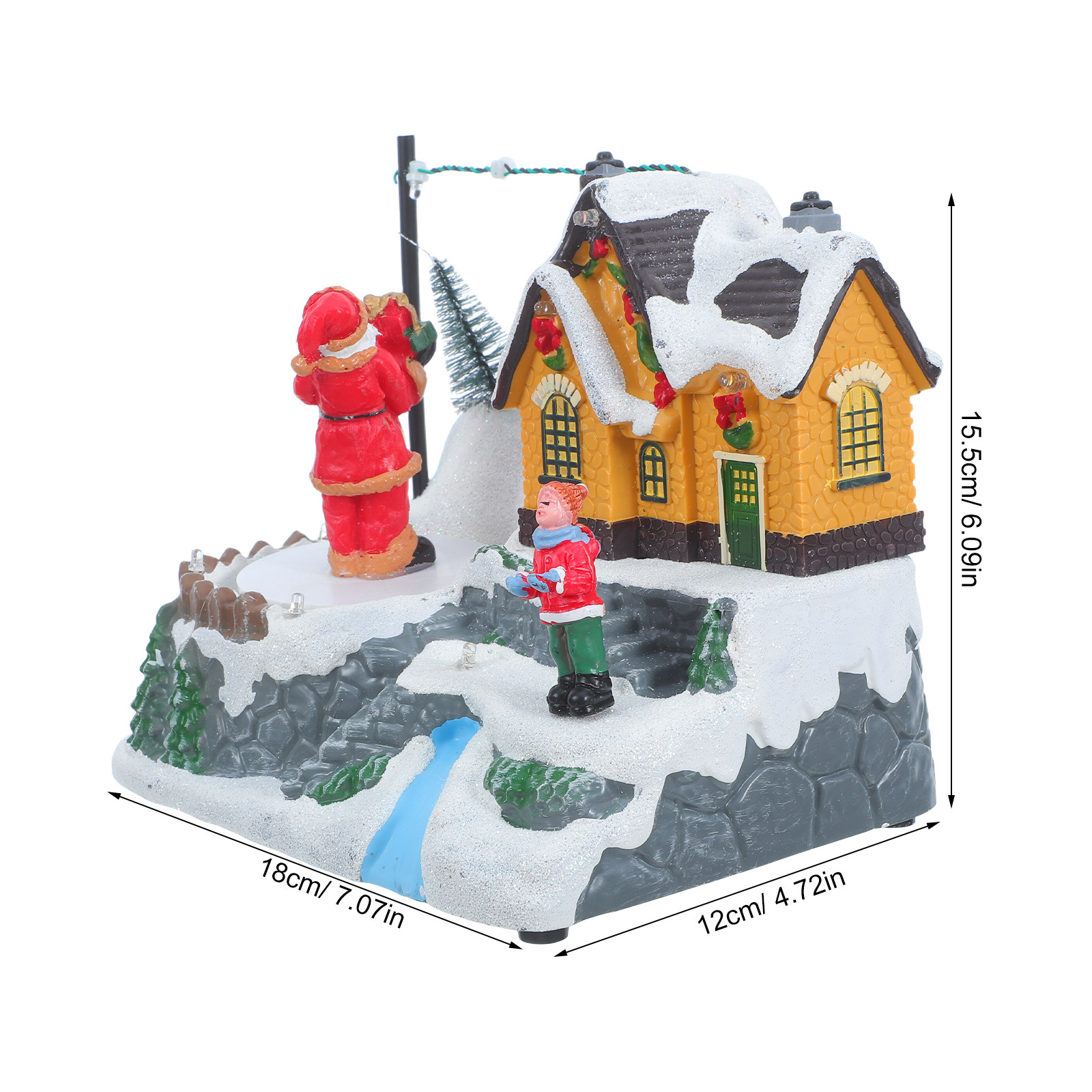 Christmas Music Box Rotating G - Snow Globe Musical 评论和价格