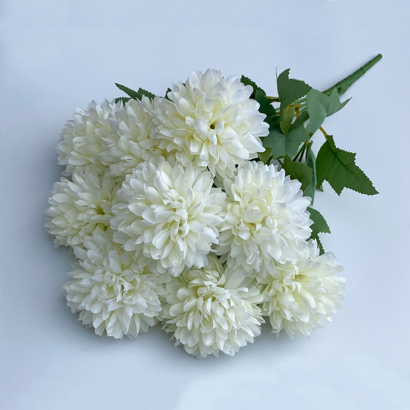 Artificial Flower Bouquet Chry - Christmas Wreath Fake 评论和价格