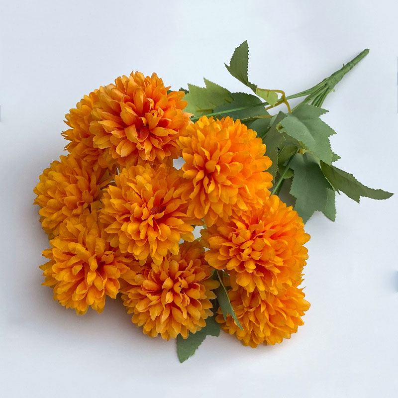 Artificial Flower Bouquet Chry - Christmas Wreath Fake 评论和价格