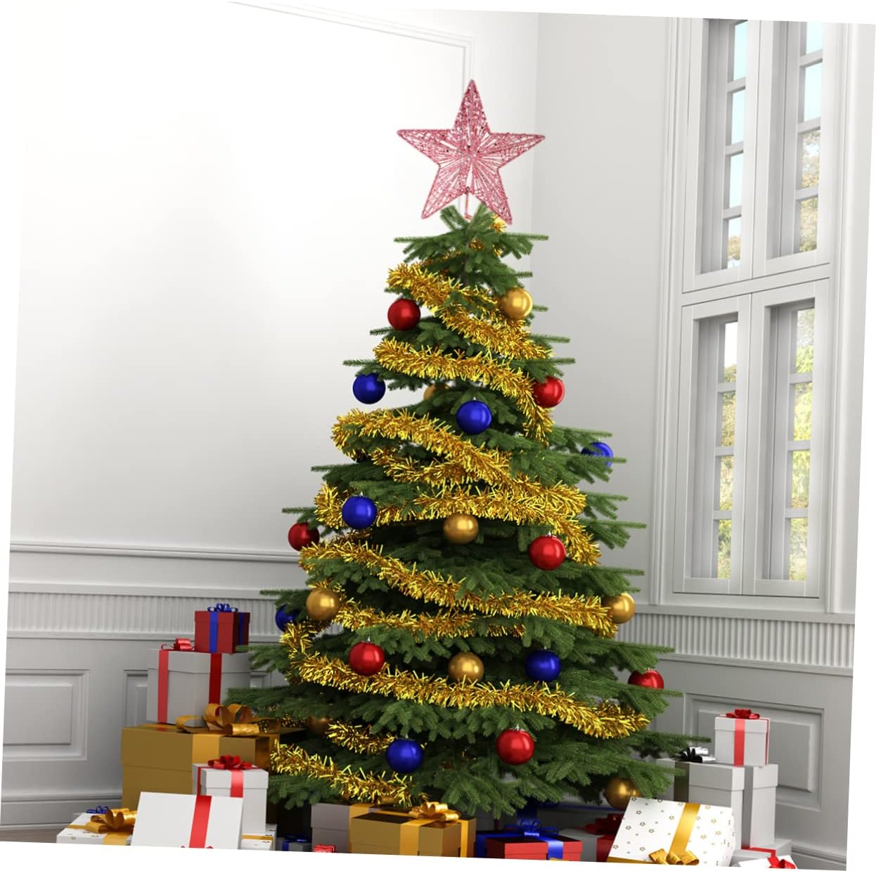 20Christmas Tree Topper Star G - Star Tree Topper 评论和价格