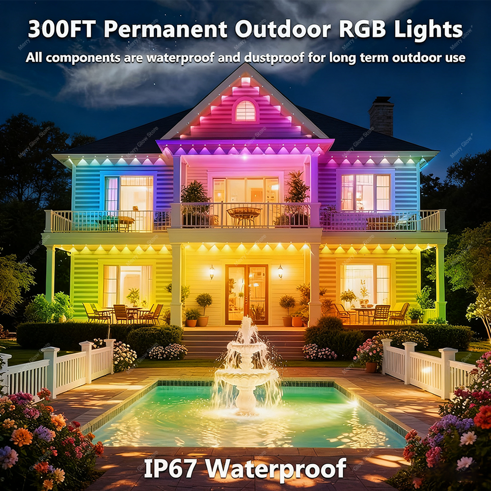 Permanent Outdoor Eave Lights  - Led Fairy String Lights 评论和价格