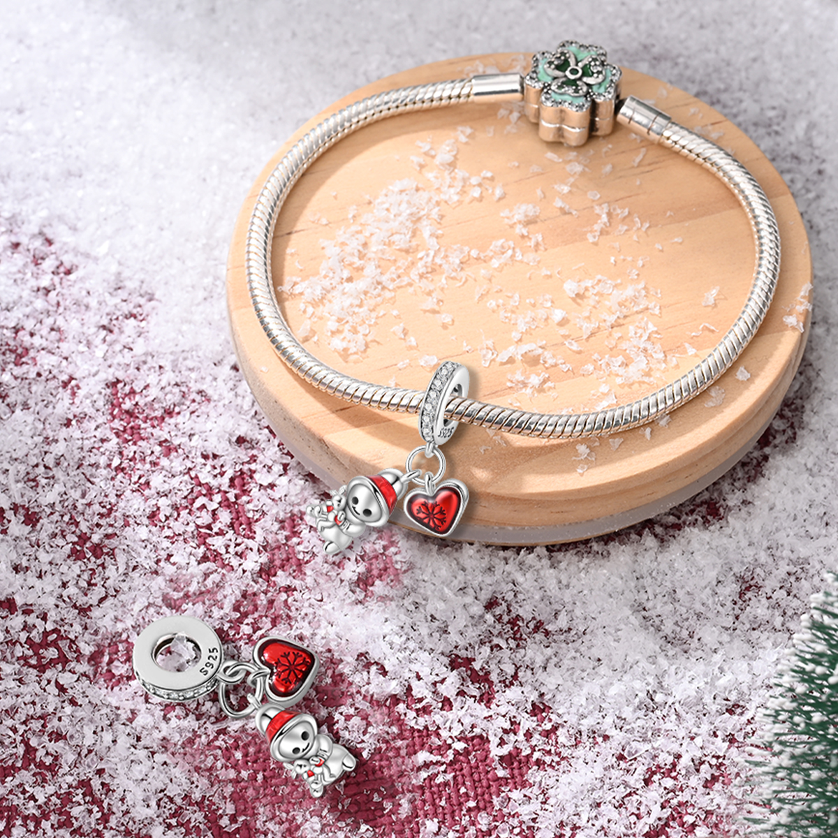 Holiday Series 925 Sterling Si - Christmas Stocking Hanging 评论和价格