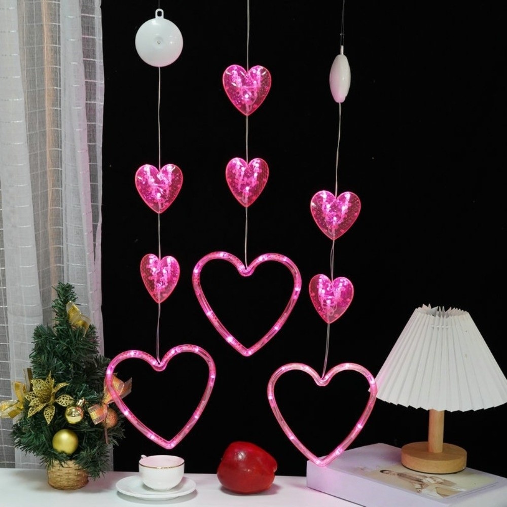 Creative Heart Curtain Fairy L - Led Fairy String Lights 评论和价格