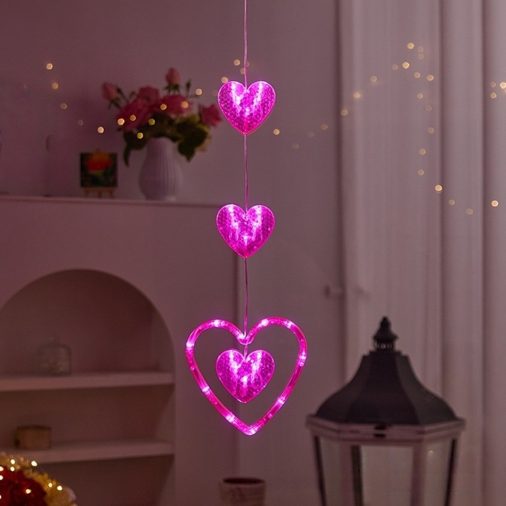 Creative Heart Curtain Fairy L - Led Fairy String Lights 评论和价格