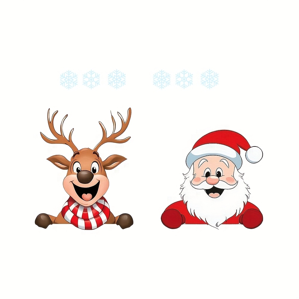 Festive Christmas Window Stick - Snowflake Window Decal 评论和价格