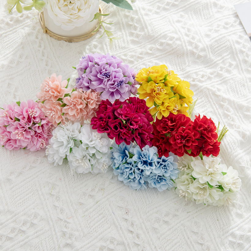 18Pcs Artificial Flowers Stame - Christmas Wreath Fake 评论和价格
