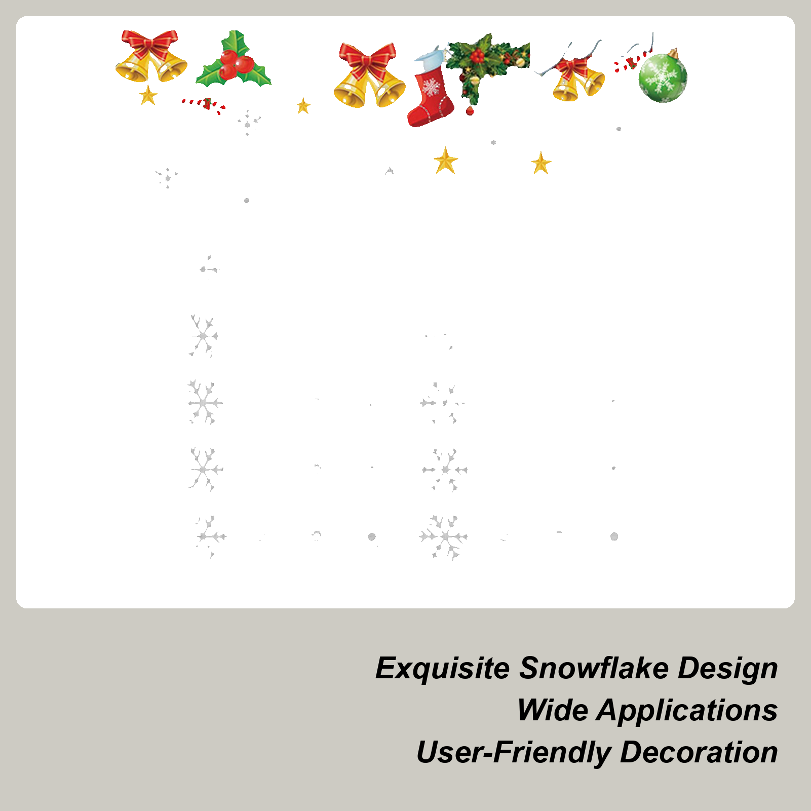 Snowflake Window Clings Static - Snowflake Window Decal 评论和价格