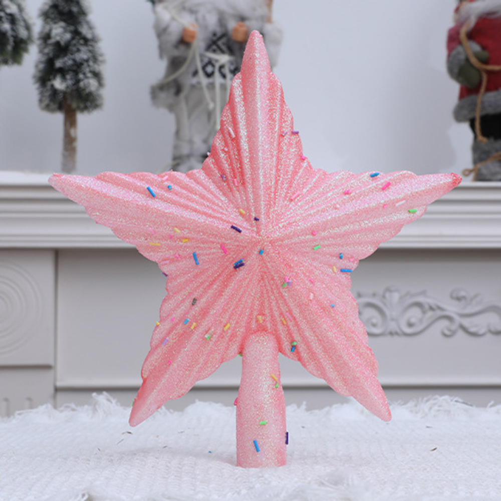 Christmas Pink Pentagon Top St - Star Tree Topper 评论和价格