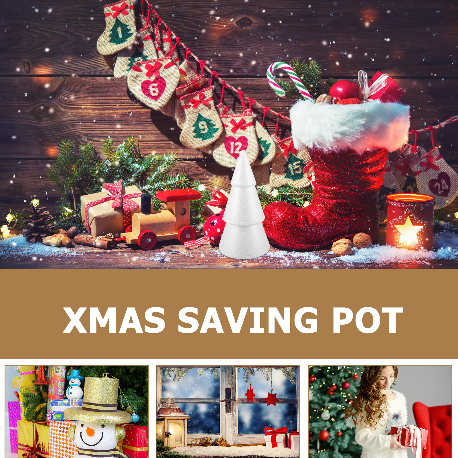 3 Pcs Simulated Christmas Tree - Christmas Tree Artificial 评论和价格