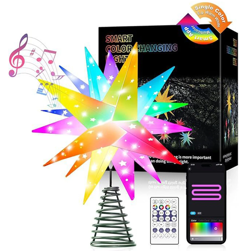 25/40/50/60CM Christmas Star L - Star Tree Topper 评论和价格