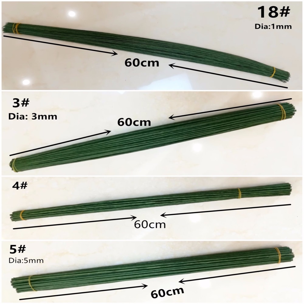 1mm 2/3/4/5mm 40/60cm Dark Gre - Christmas Wreath Fake 评论和价格