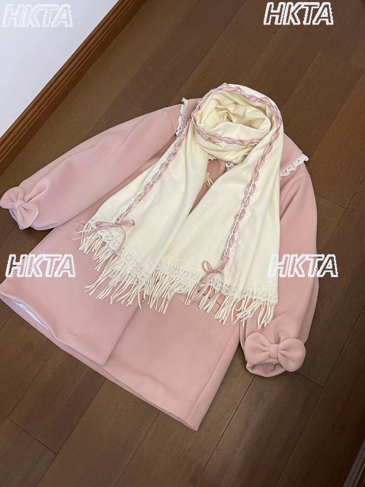 Cute Retro Ribbon Scarves Wome - Ribbon Bow Gift 评论和价格